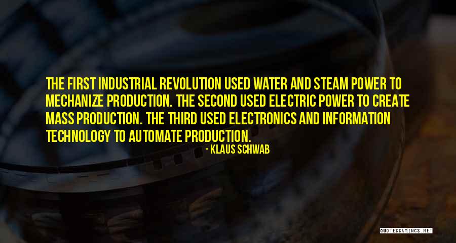 Steam Power Quotes By Klaus Schwab