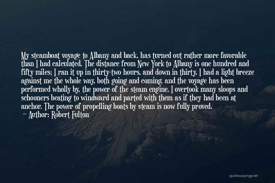 Steam Power Quotes By Robert Fulton