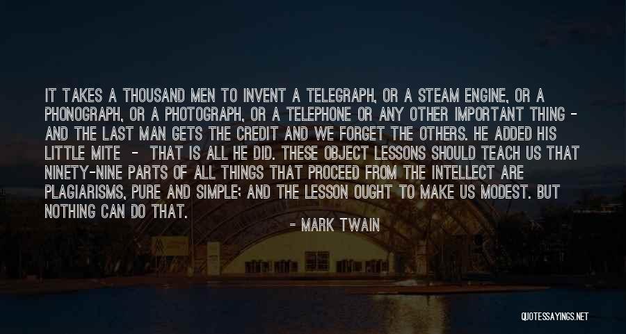 Steam Quotes By Mark Twain