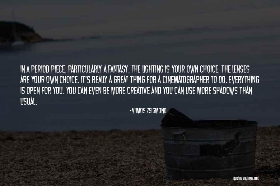 Steeden Touch Quotes By Vilmos Zsigmond Steeden Touch Quotes By Vilmos Zsigmond