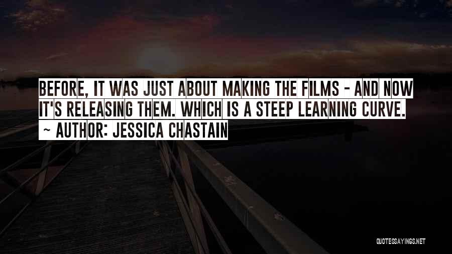 Steep Learning Curve Quotes By Jessica Chastain