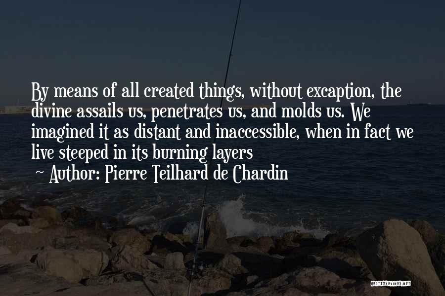 Steeped Quotes By Pierre Teilhard De Chardin