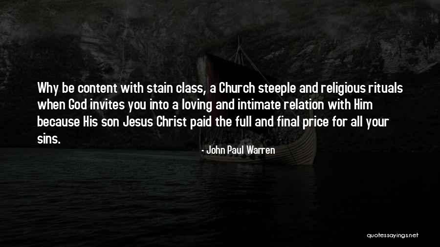 Steeple Quotes By John Paul Warren Steeple Quotes By John Paul Warren
