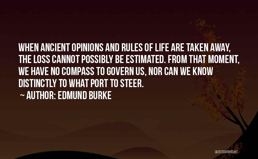Steer Life Quotes By Edmund Burke
