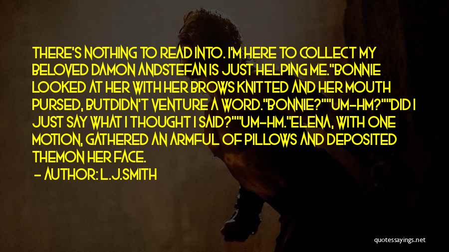 Stefan And Bonnie Quotes By L.J.Smith