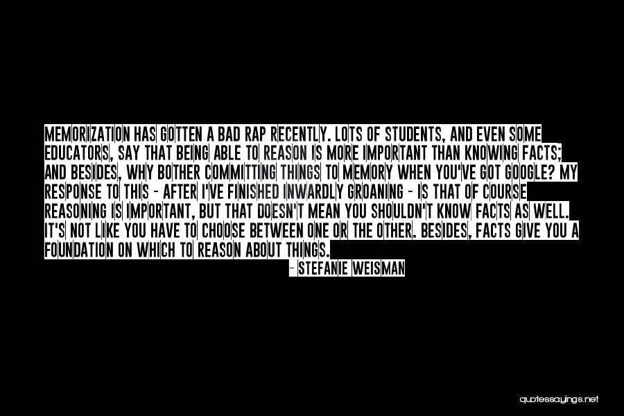 Stefanie Weisman Quotes 1288059