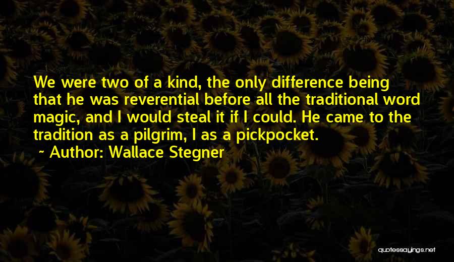 Stegner Quotes By Wallace Stegner