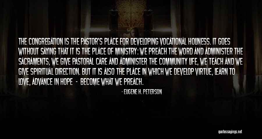Steinbrink Kearney Quotes By Eugene H. Peterson Steinbrink Kearney Quotes By Eugene H. Peterson