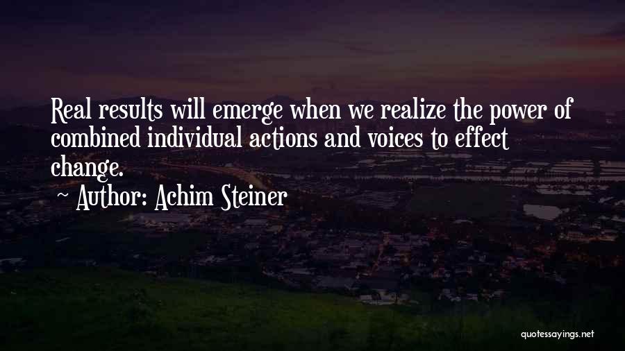 Steiner Quotes By Achim Steiner