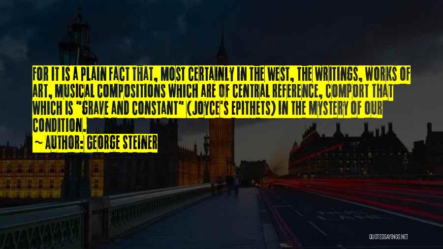 Steiner Quotes By George Steiner