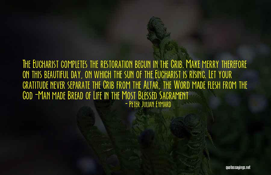Steininger Hematology Quotes By Peter Julian Eymard Steininger Hematology Quotes By Peter Julian Eymard