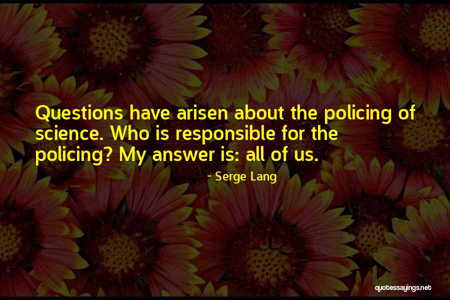Steinkuehler Family History Quotes By Serge Lang Steinkuehler Family History Quotes By Serge Lang