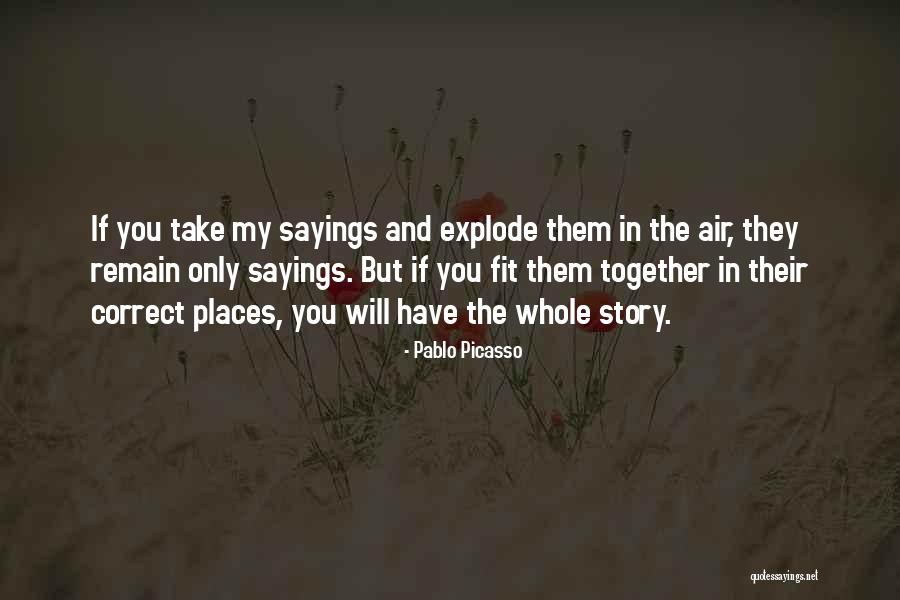 Steinkuehler Go Fund Quotes By Pablo Picasso Steinkuehler Go Fund Quotes By Pablo Picasso