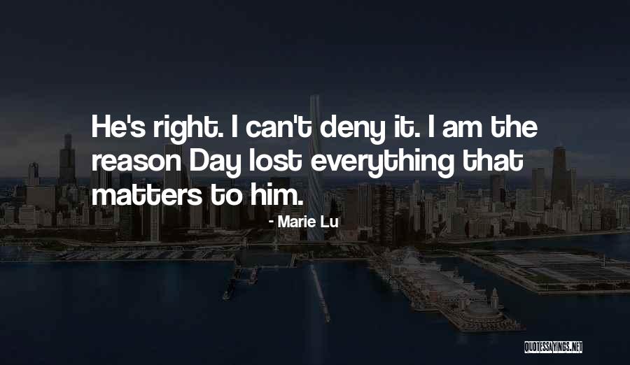 Stejar Auriu Quotes By Marie Lu Stejar Auriu Quotes By Marie Lu