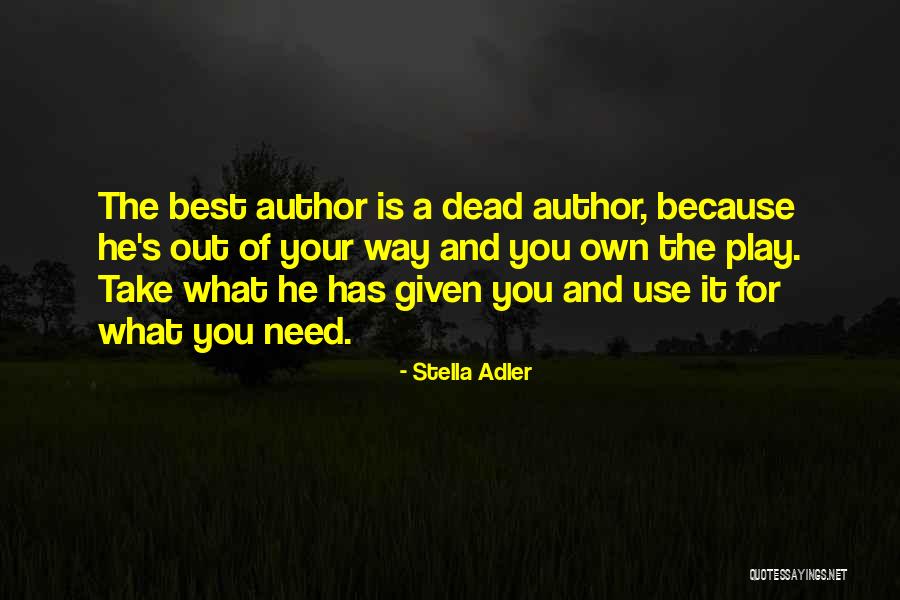 Stella Adler Quotes 2012734 Stella Adler Quotes 2012734