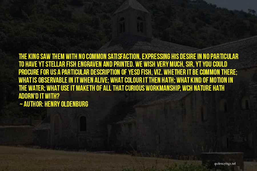 Stellar Quotes By Henry Oldenburg