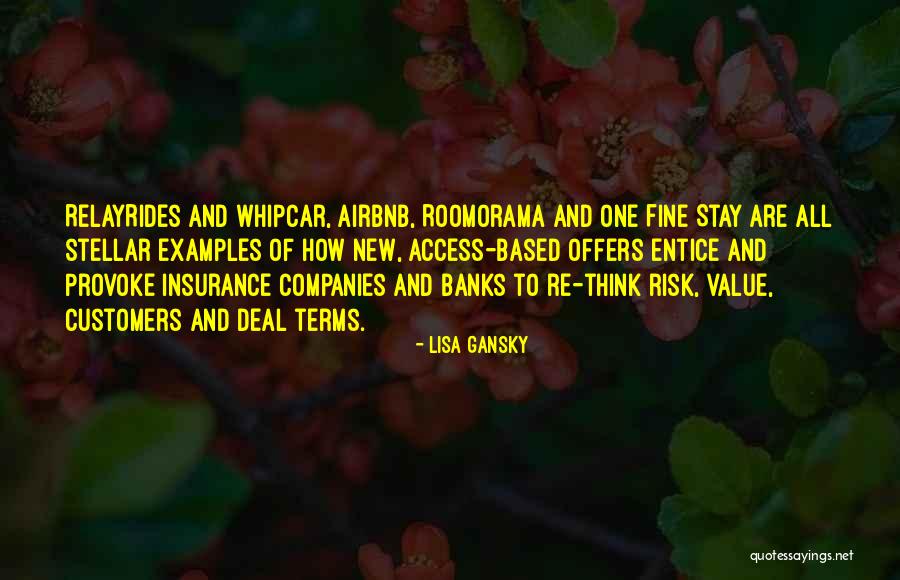 Stellar Quotes By Lisa Gansky