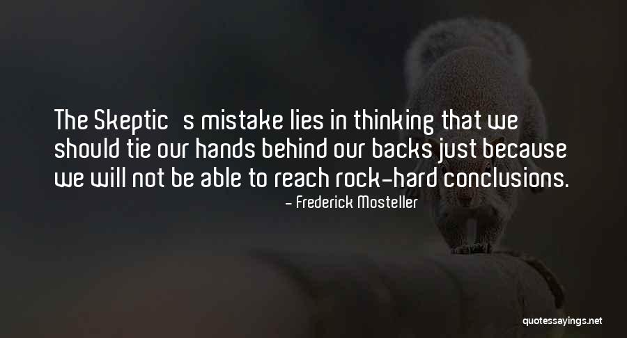 Stemmerett Quotes By Frederick Mosteller Stemmerett Quotes By Frederick Mosteller