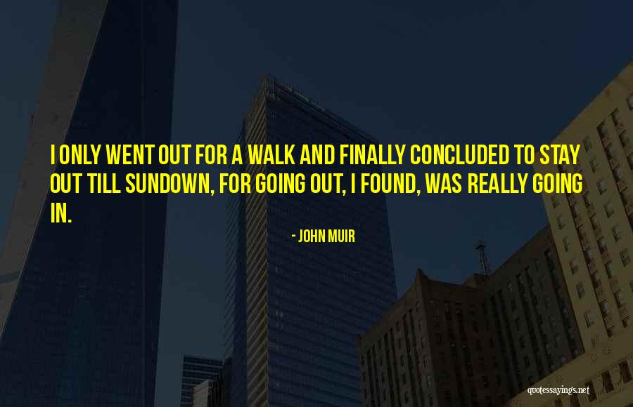 Stemming Algorithm Quotes By John Muir