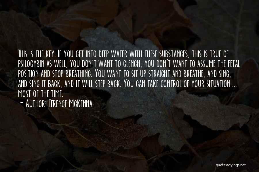 Step Back And Breathe Quotes By Terence McKenna