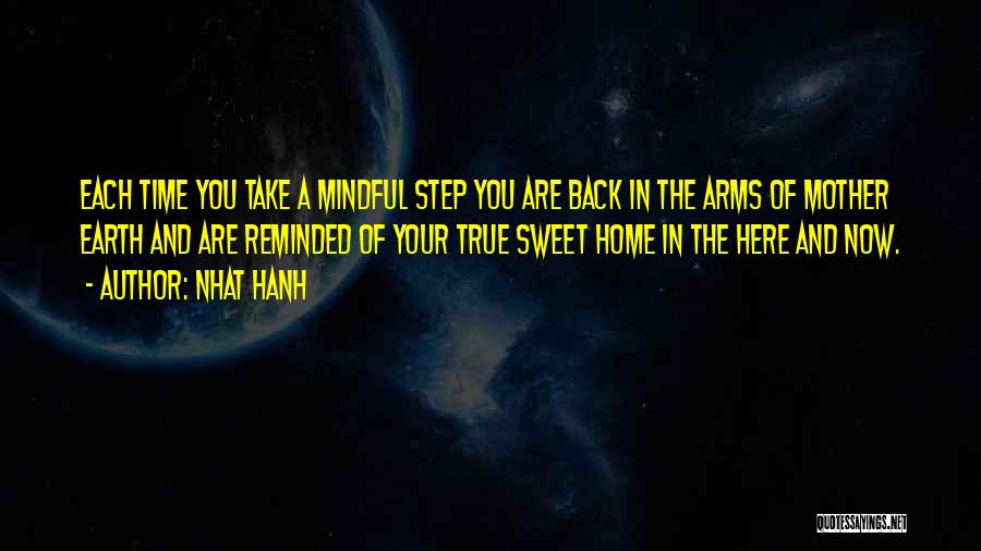 Step Back In Time Quotes By Nhat Hanh