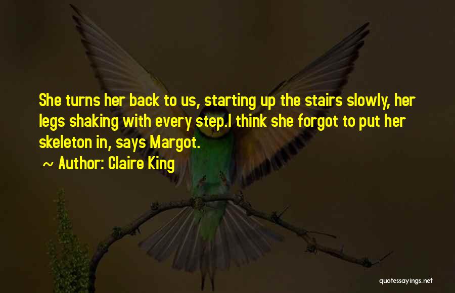 Step Back Quotes By Claire King