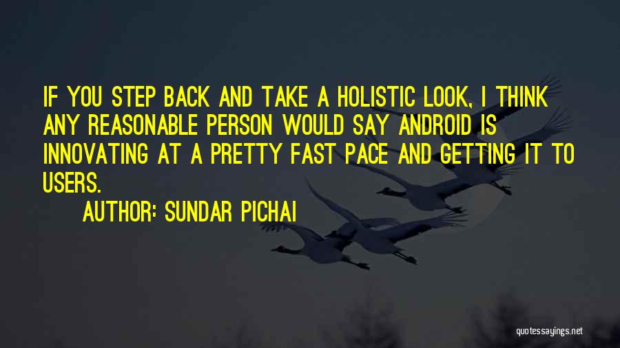 Step Back Quotes By Sundar Pichai