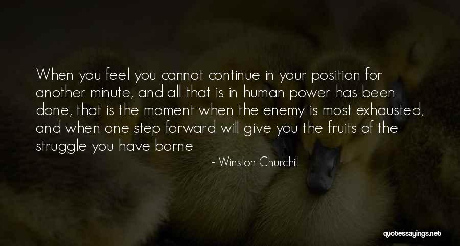 Step Forward Quotes By Winston Churchill