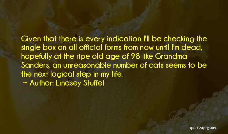 Step Outside The Box Quotes By Lindsey Stuffel