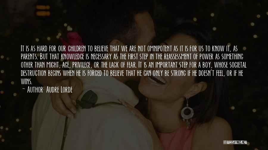 Step Parenting Quotes By Audre Lorde