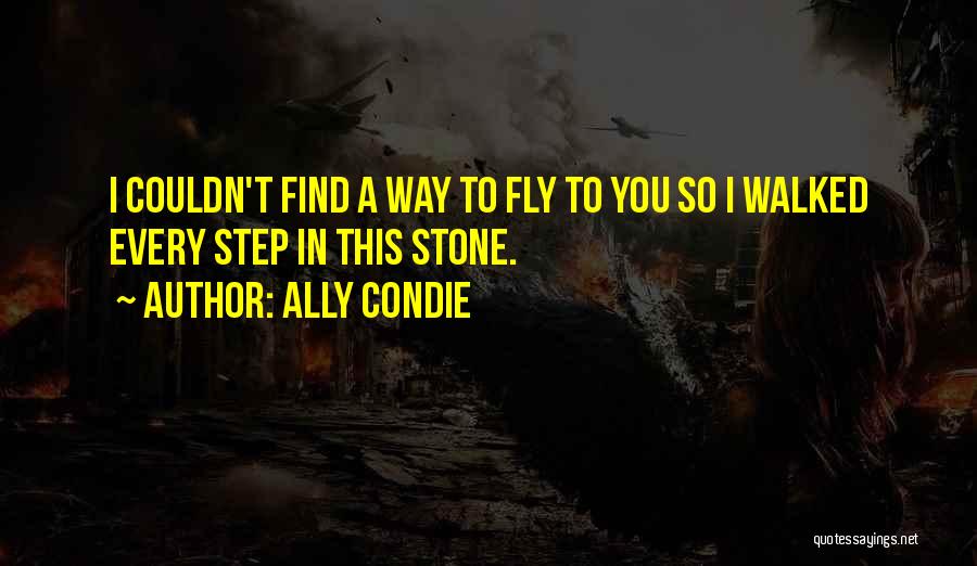 Step Stone Quotes By Ally Condie