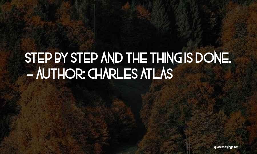 Step Up Motivational Quotes By Charles Atlas