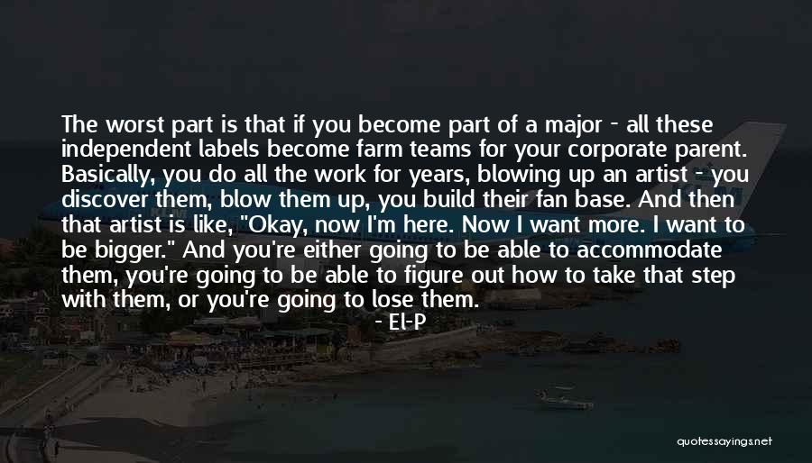 Step Up Or Step Out Quotes By El-P Step Up Or Step Out Quotes By El-P