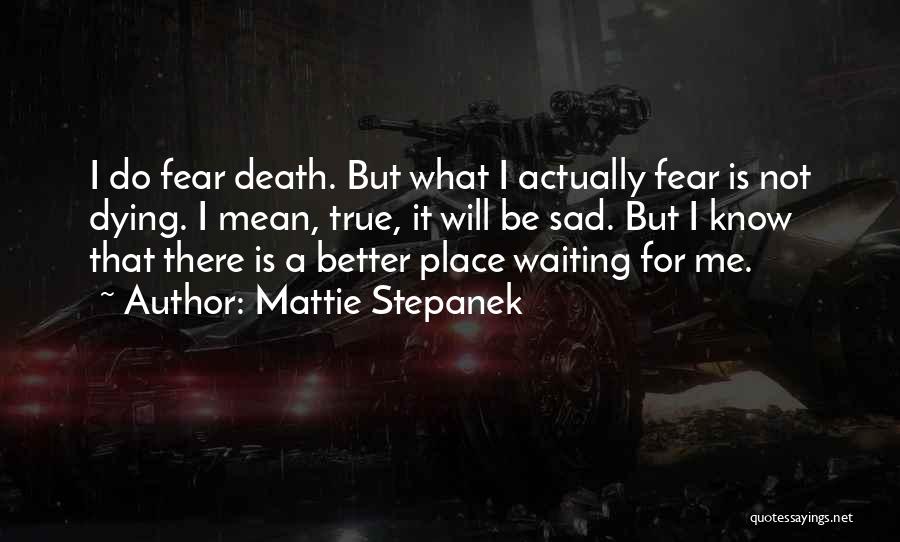 Stepanek Quotes By Mattie Stepanek