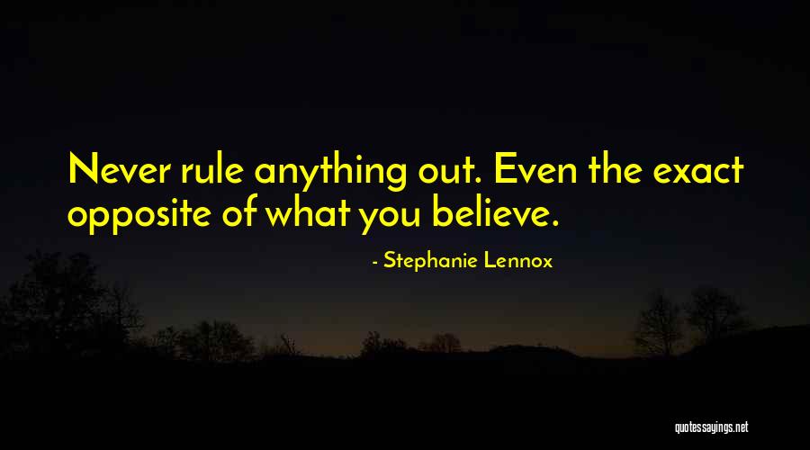 Stephanie Lennox Quotes 1956795