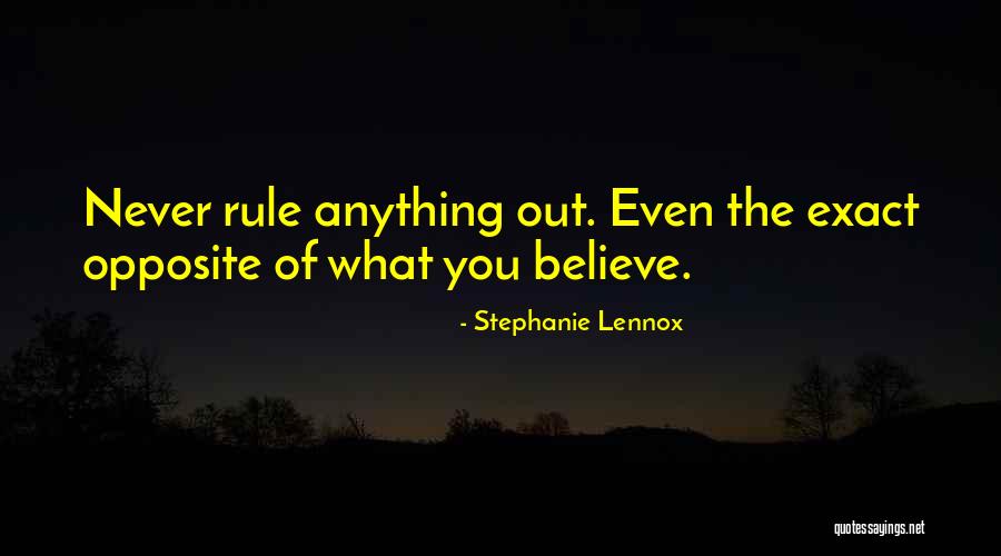 Stephanie Lennox Quotes 1956795