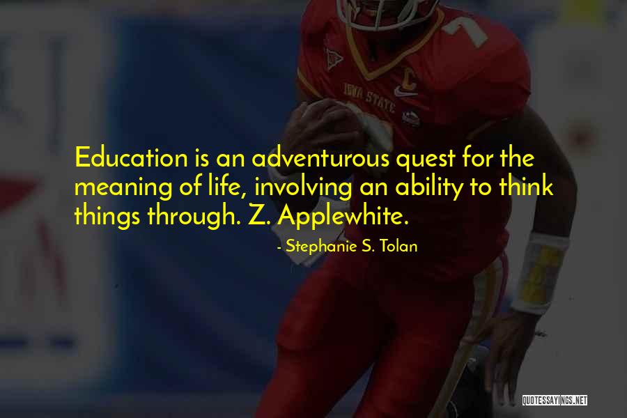 Stephanie S. Tolan Quotes 2247673 Stephanie S. Tolan Quotes 2247673