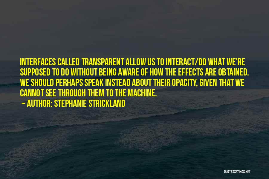 Stephanie Strickland Quotes 1133640