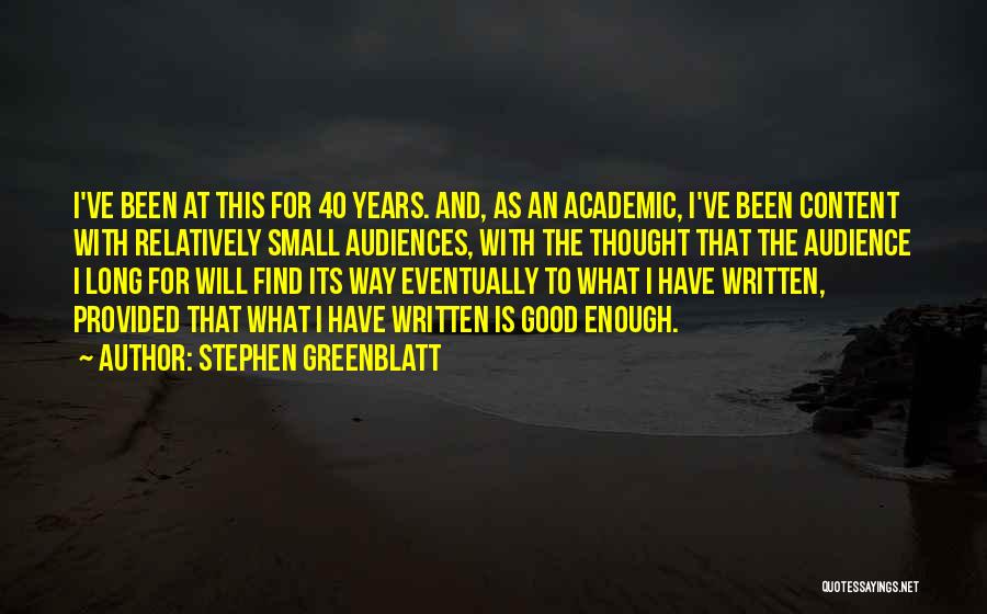 Stephen Greenblatt Quotes 122715