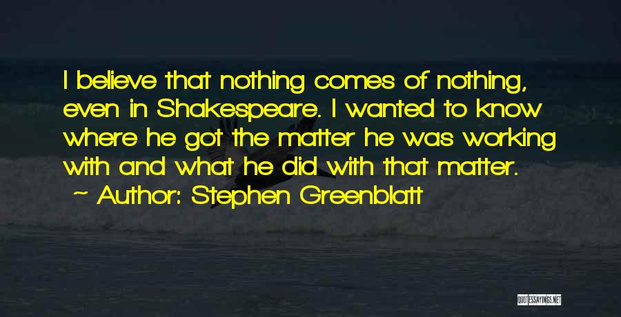 Stephen Greenblatt Quotes 2129789