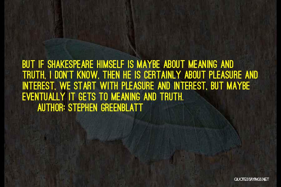 Stephen Greenblatt Quotes 916167