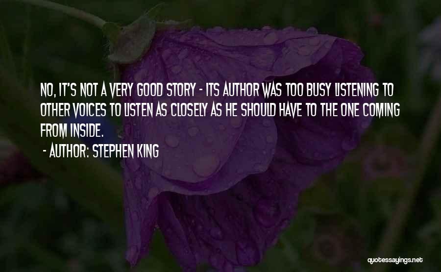 Stephen King Story Quotes By Stephen King