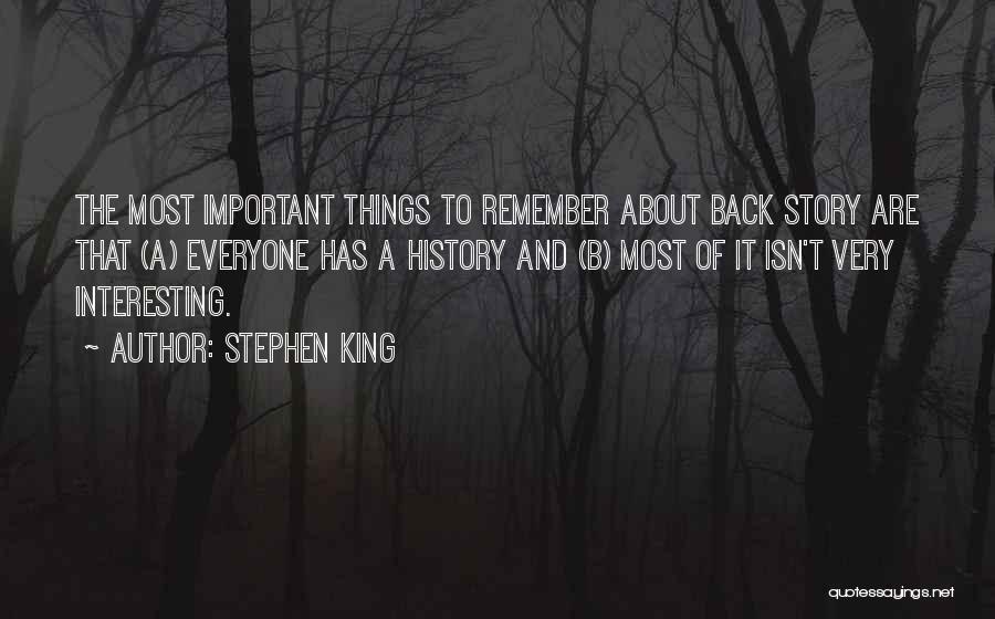 Stephen King Story Quotes By Stephen King