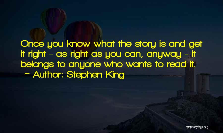 Stephen King Story Quotes By Stephen King