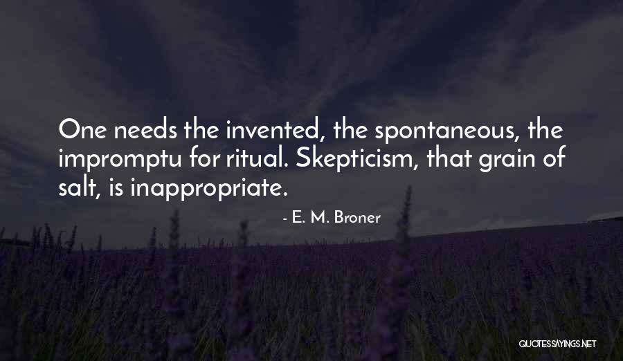 Stephen Lecce Quotes By E. M. Broner Stephen Lecce Quotes By E. M. Broner