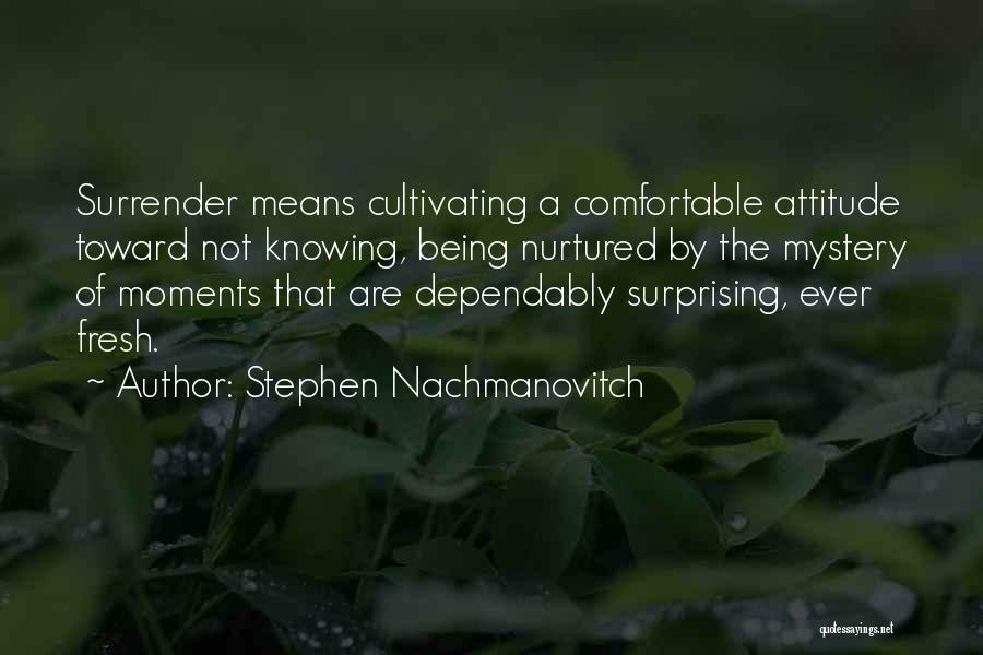 Stephen Nachmanovitch Quotes 271425
