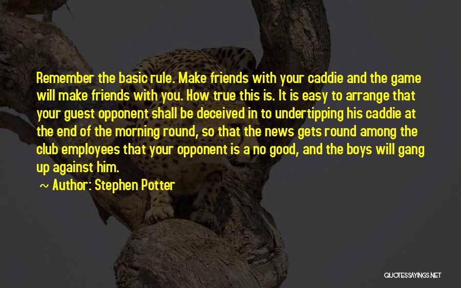 Stephen Potter Quotes 266926