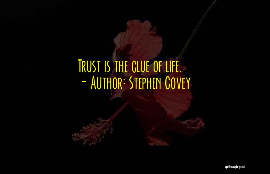 Stephen R Covey Trust Quotes By Stephen Covey