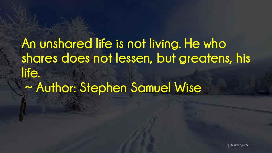 Stephen Samuel Wise Quotes 570713