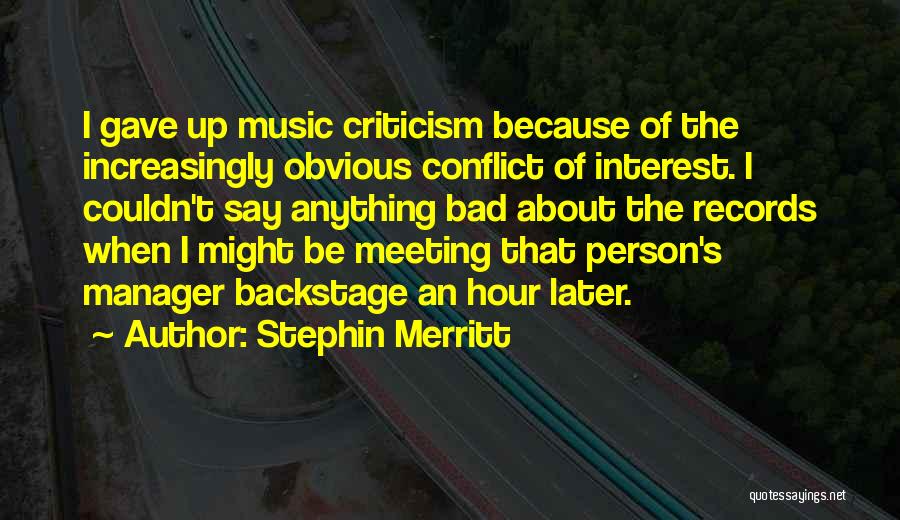 Stephin Merritt Quotes 1642202
